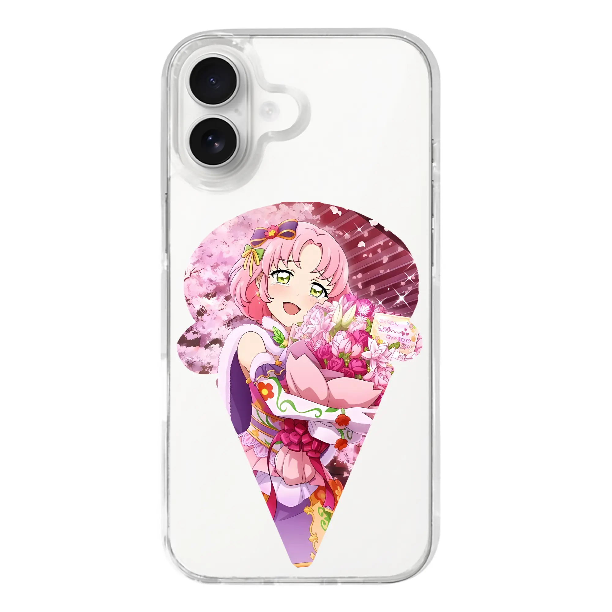 アイカツ グッズ 北大路 さくら - iPhone 17シリーズ 透明スマホケース – 薄型・耐衝撃・精密フィット保護カバー